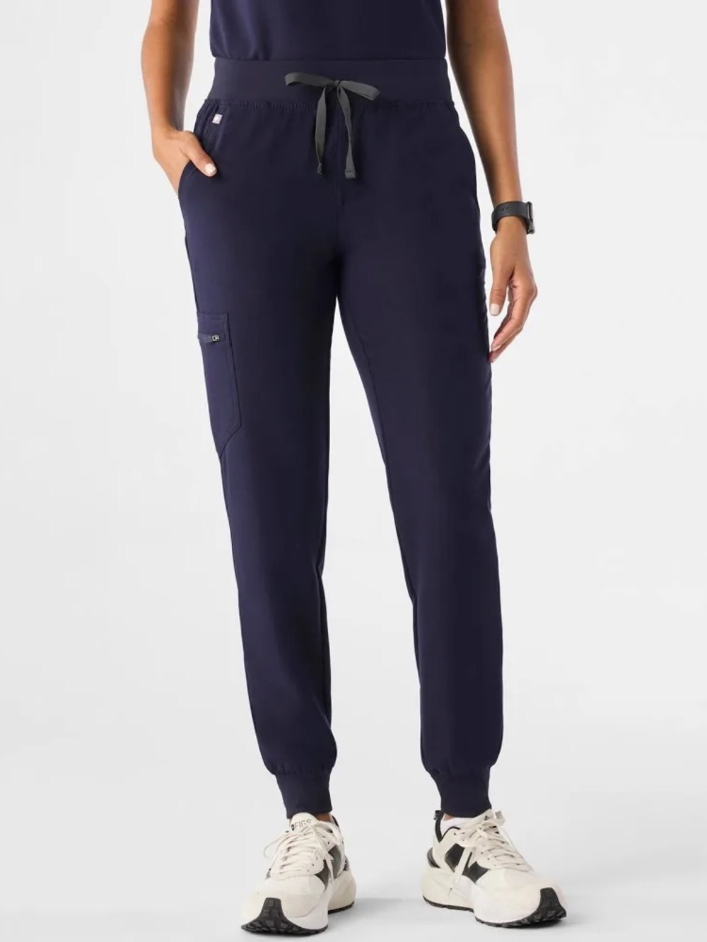FIGS Women's Zamora Jogger Scrub Pants in Navy Blue - Size XXS
